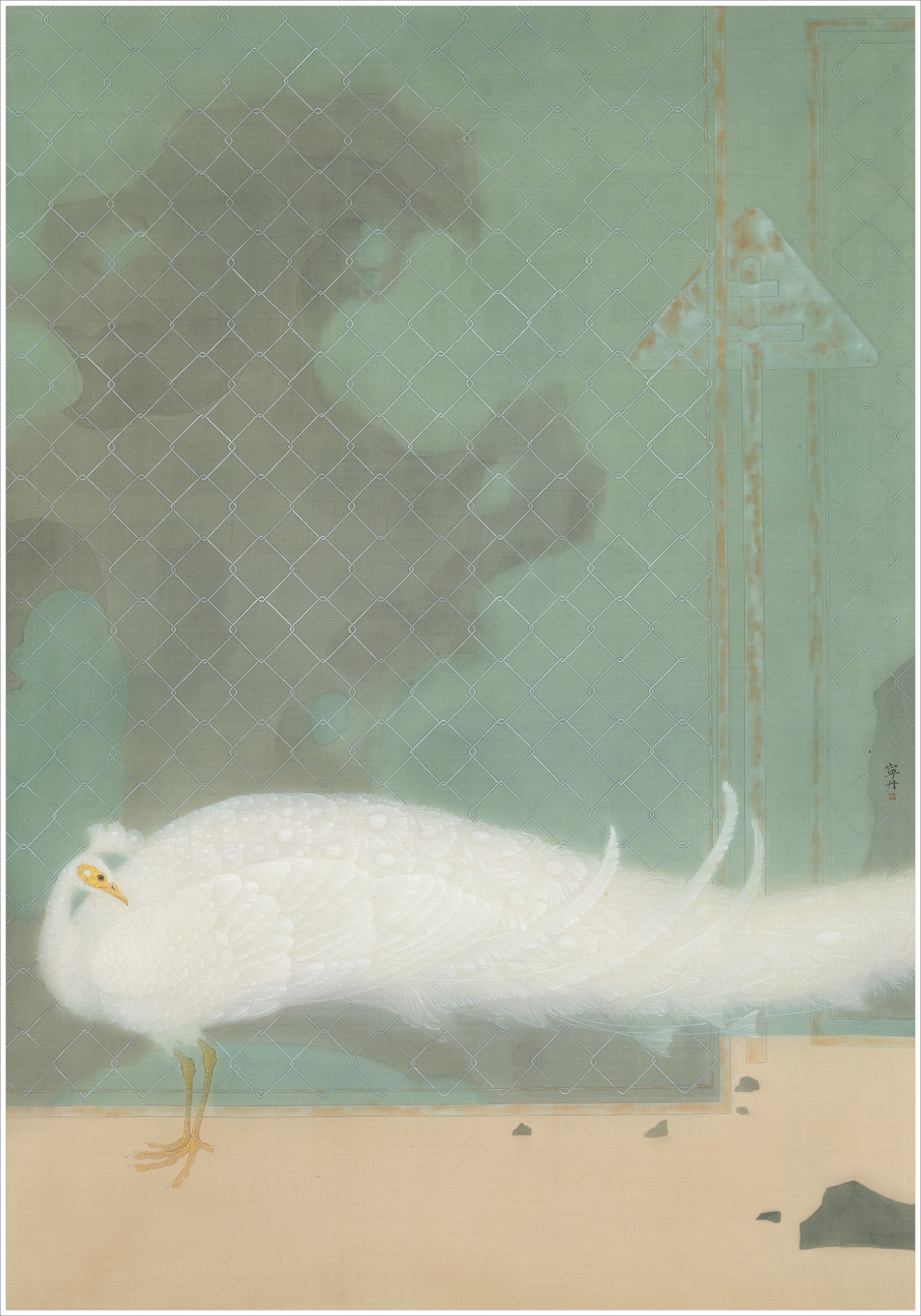 岑宁丹(香蕉)作品《素知肃穆鸾凤侣》167×117厘米 入选万年浦江2025中国画作品展.jpg 岑宁丹(香蕉)作品《素知肃穆鸾凤侣》167×117厘米 入选万年浦江2025中国画作品展.jpg